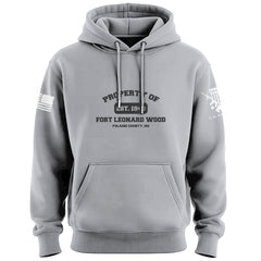 Original Army Base Property of Fort Leavenworth Veteran PT Hoodie