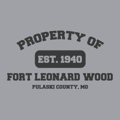 Original Army Base Property of Fort Leonard Wood Veteran PT Hoodie