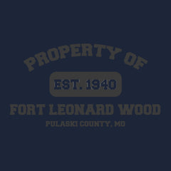 Original Army Base Property of Fort Leonard Wood Veteran PT Hoodie