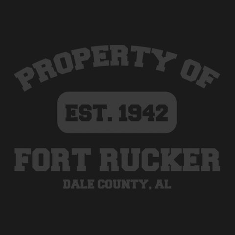 Original Army Base Property of Fort Rucker Veteran PT Hoodie