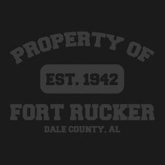 Original Army Base Property of Fort Rucker Veteran PT Hoodie