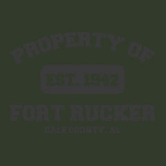 Original Army Base Property of Fort Rucker Veteran PT Hoodie