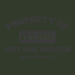 Original Army Base Property of Fort Sam Houston Veteran PT Hoodie