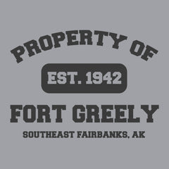 Original Army Base Property of Greely Veteran PT Hoodie