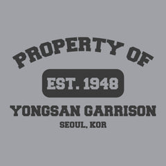 Original Army Base Property of Yongsan Garrison Veteran PT Hoodie