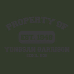 Original Army Base Property of Yongsan Garrison Veteran PT Hoodie