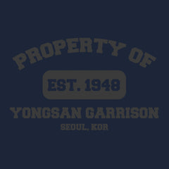 Original Army Base Property of Yongsan Garrison Veteran PT Hoodie