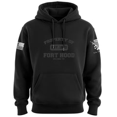 Original Military Base Property of Fort Hood Veteran PT Hoodie