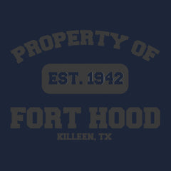Original Military Base Property of Fort Hood Veteran PT Hoodie