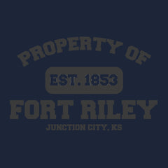 Original Military Base Property of Fort Riley Veteran PT Hoodie
