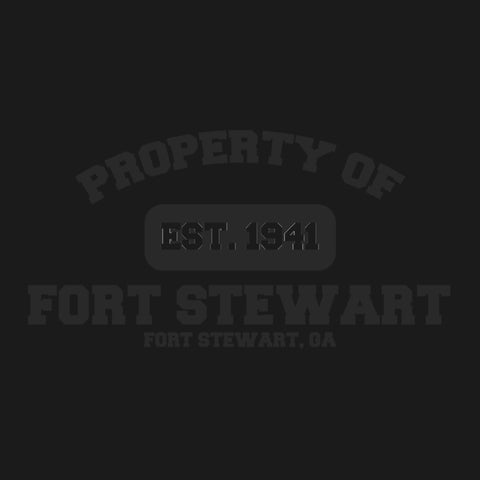 Original Military Base Property of Fort Stewart Veteran PT Hoodie