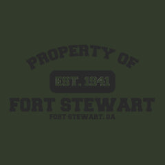 Original Military Base Property of Fort Stewart Veteran PT Hoodie
