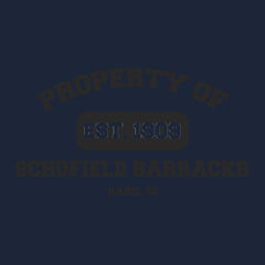 Original Military Base Property of Schofield Barracks Veteran PT Hoodie
