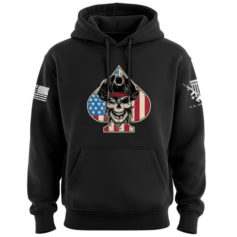 Pirate Spade USA Flag Hoodie