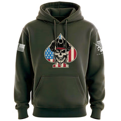Pirate Spade USA Flag Hoodie