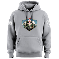 Pinup Girl Jeep Hoodie