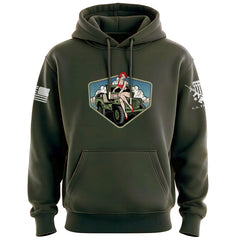 Pinup Girl Jeep Hoodie