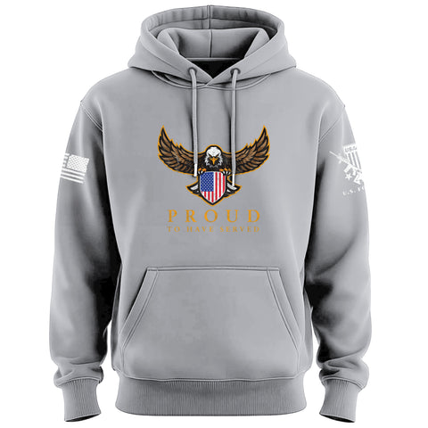 Proud To Have Served Eagle and Shield Hoodie