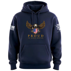 Proud To Have Served Eagle and Shield Hoodie