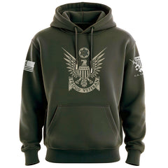 Proud Veteran Stylized Eagle Hoodie