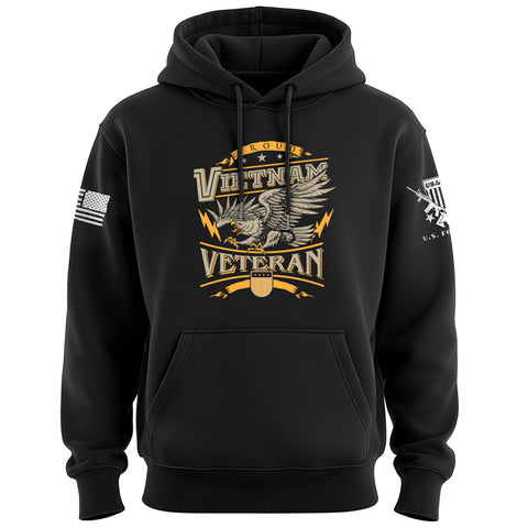 Proud Vietnam Veteran Eagle Hoodie