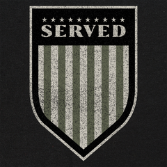Served Shield Drab Hoodie