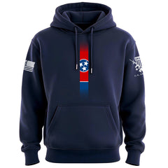 Skinny Tennessee Flag Vertical Hoodie