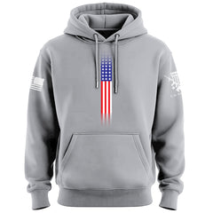 Skinny US Flag Vertical Hoodie
