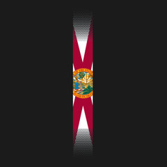 Skinny Vertical Florida Flag Hoodie