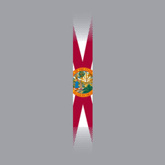 Skinny Vertical Florida Flag Hoodie