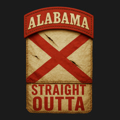 Straight Outta Alabama Hoodie