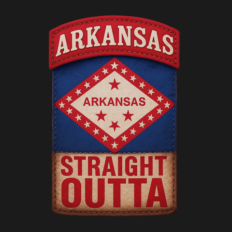 Straight Outta Arkansas Hoodie