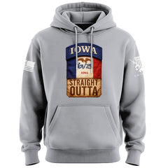 Straight Outta Iowa Hoodie