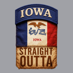 Straight Outta Iowa Hoodie