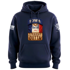 Straight Outta Iowa Hoodie