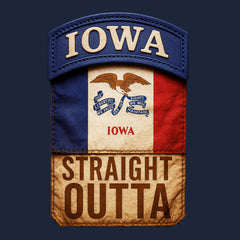 Straight Outta Iowa Hoodie