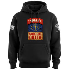 Straight Outta Indiana Hoodie
