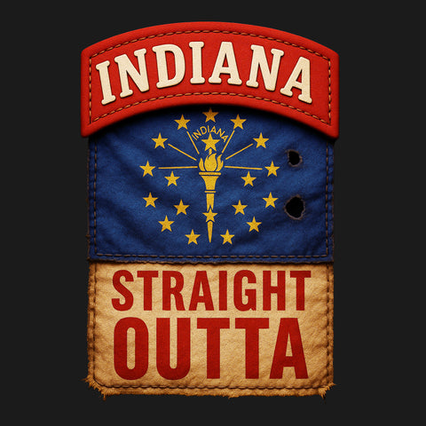 Straight Outta Indiana Hoodie