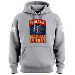 Straight Outta Indiana Hoodie