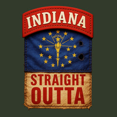Straight Outta Indiana Hoodie