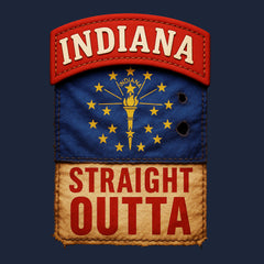 Straight Outta Indiana Hoodie