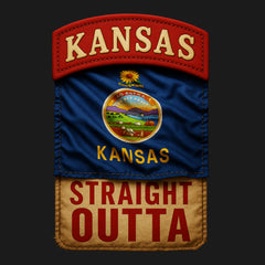 Straight Outta Kansas Hoodie