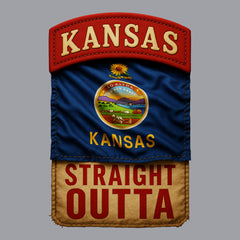 Straight Outta Kansas Hoodie