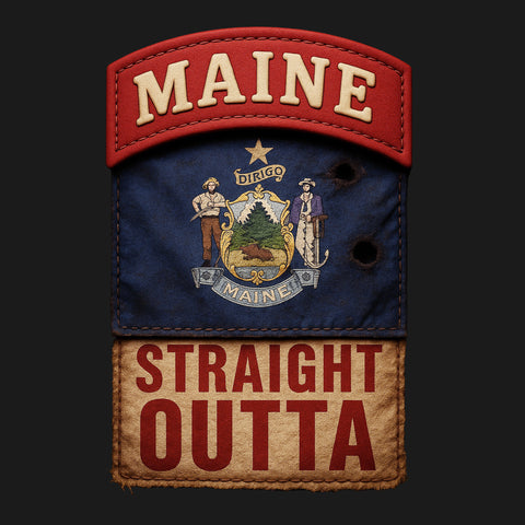 Straight Outta Maine Hoodie
