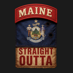 Straight Outta Maine Hoodie