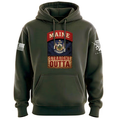 Straight Outta Maine Hoodie
