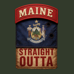Straight Outta Maine Hoodie