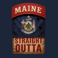 Straight Outta Maine Hoodie