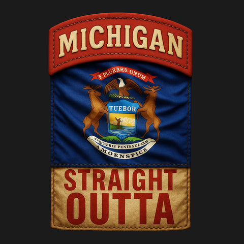 Straight Outta Michigan Hoodie