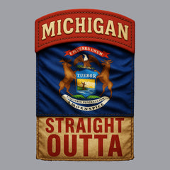 Straight Outta Michigan Hoodie